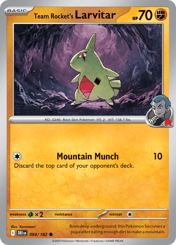 Team Rocket's Larvitar
