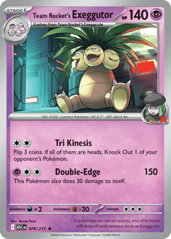 Team Rocket's Exeggutor