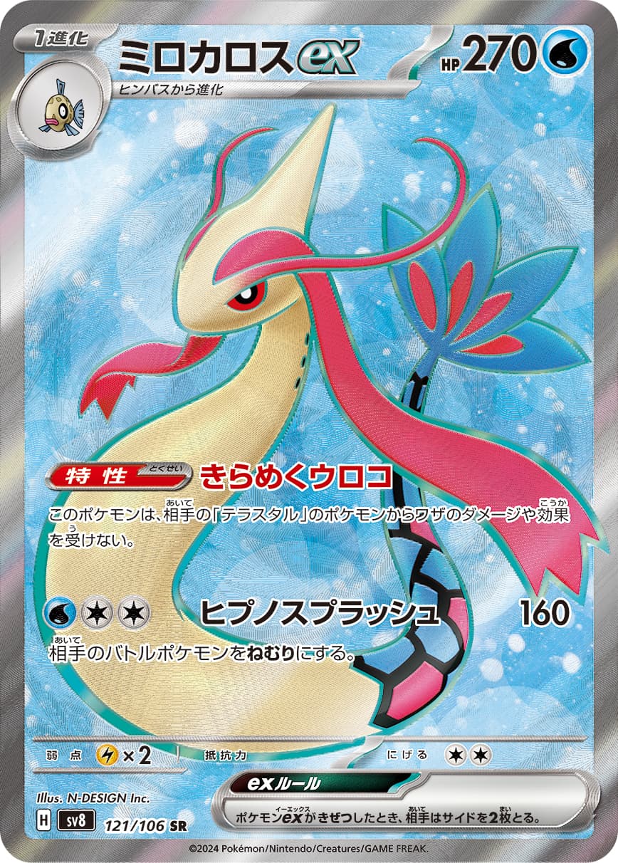 Milotic ex - 121/106