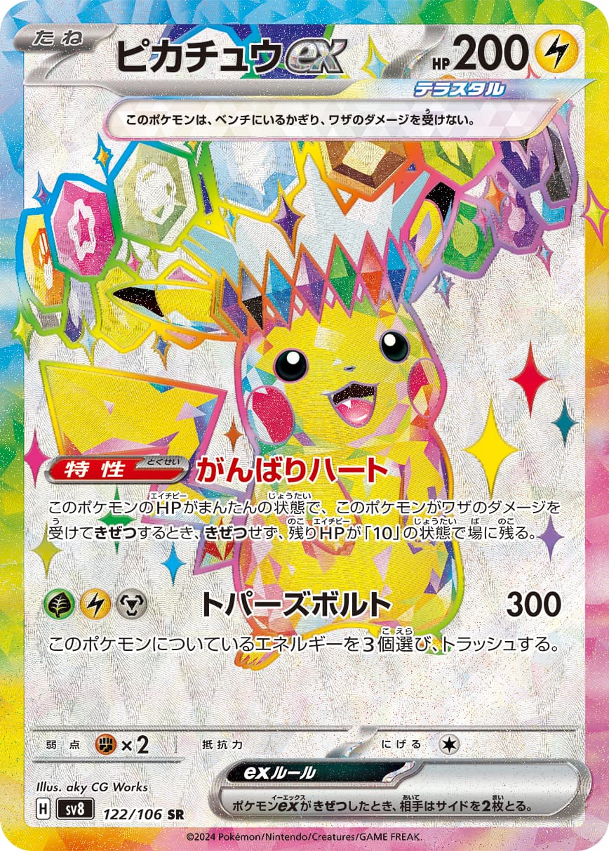 Pikachu ex - 122/106